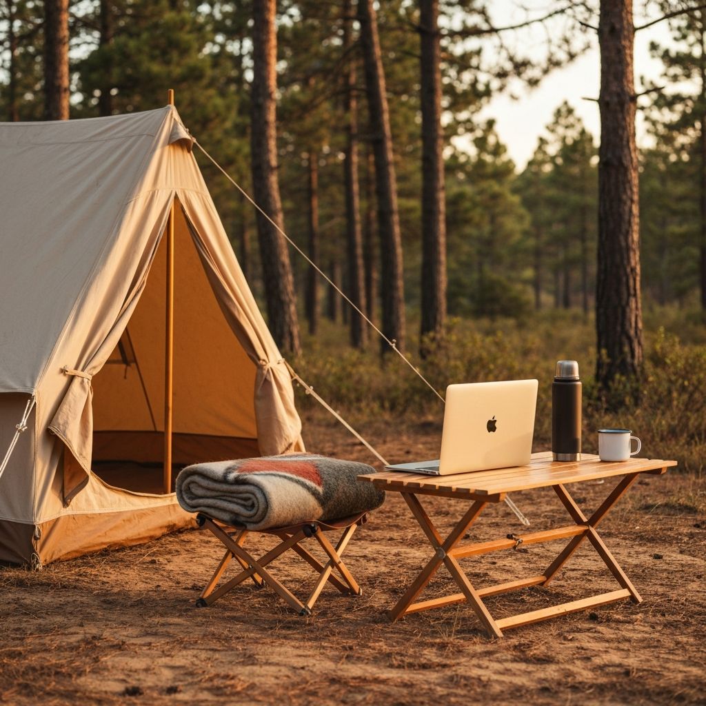 Camping Guide: Workplace Styling For The Modern Outdoor Professional